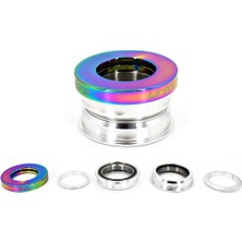 Pengfu Shop Gümüş Tarzı Litepro Katlanır Bisiklet Kulaklık Bmx 44MM Entegre Direksiyon Çatal Rulman Bisiklet Basın Kutusu Sütun Bisiklet Bardak (Yurt Dışından)