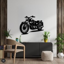 NR Dizayn Motor Yan Görünüş Metal Duvar Tablosu