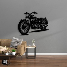 NR Dizayn Motor Yan Görünüş Metal Duvar Tablosu