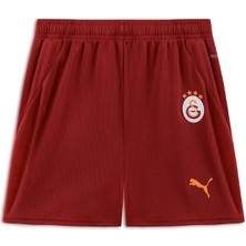 Puma Erkek Red Rhythm-Intense Orange Puma Gsk Shorts Jr W/o S. Galatasaray 2024/25 Kırmızı Çocuk Erkek Şort