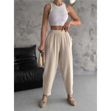 Işılda Fashion Kadın Giyim Keten Rahat Pantolon