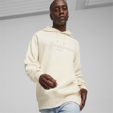 Puma Classics Erkek Ekru Kapüşonlu Sweatshirt