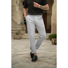 Yakamel Erkek Kaliteli Mevsimlik Slimfit Kumaş Pantolon