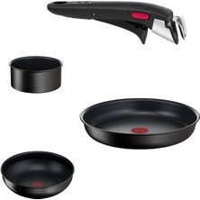 Tefal Titanyum 6x Indüksiyon Tabanlı Mix Tava Seti 26+22CMTAVA+16SOS+26WOK