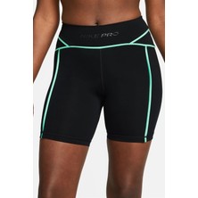 Nike Pro Dri-Fıt Mid Rise 7 Inç Membershp Kadın Siyah Kısa Tayt