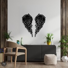 NR Dizayn Melek Kanadı Dekoratif Metal Tablo