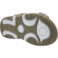 Ponchiq Haki Bantlı Unisex Çocuk Sandalet