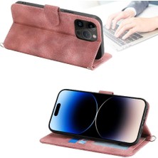 Mays Home1 IPhone 16 Için Flip Case Pro Kabartmalı Bileklik Çoklu Kredi Kartı Yuvaları (Yurt Dışından)