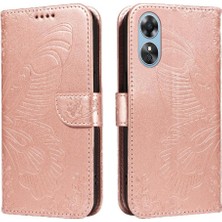 Mays Home1 Kredi Kartı Yuvası ile Oppo A17 Için Flip Case Ayrılabilir El Kayışı Yüksek (Yurt Dışından)