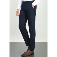 Yakamel Erkek Esnek Mevsimlik Italyan Kesim Kumaş Pantolon