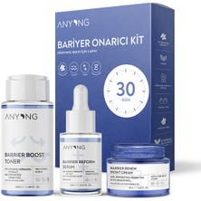 Anyong Bariyer Onarıcı, Nemlendirici ve Canlandırıcı Cilt Bakım Seti Tonik, Serum, Krem Ginseng & Yeşil Çay