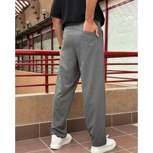 İnpool Baggy Kalıp, Yazlık-Baharlık, Esnek-Dökümlü, Pile Detaylı, Geniş Kumaş Pantolon ASP01