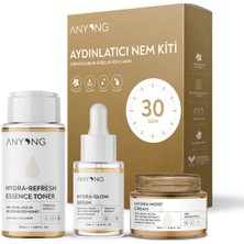 ANYONG Salyangoz Özü Nemlendirici, Aydınlatıcı, Yatıştırıcı Cilt Bakım Seti Tonik, Serum, Krem - Niacinamide & Meyan Kökü & Bal