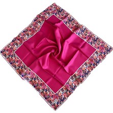 Levidor Tivil Ipek Eşarp 35444 Pembe Çiçek Desen