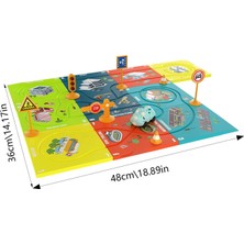 Learning Fun 18 Parça Stem Eğitici Beceri Geliştirici Mantıksal Kendin Yap Yol Inşa Oyunu Puzzle Yapboz Oyuncak