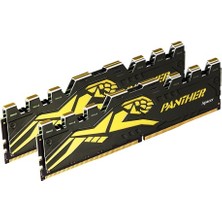 Apacer Panther Black-Gold 32GB (2X16GB) 3200MHZ CL16 Ddr4 Gaming Ram (AH4U32G32C28Y7GAA-2)