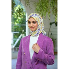 İpekhan Yaz Işıltısı Koleksiyonu Soft Eşarp Sarı Lila 1187-03