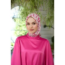 İpekhan Yaz Işıltısı Koleksiyonu Soft Eşarp Şeker Pembe Nar Çiçeği 1185-13