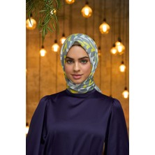 İpekhan Yaz Işıltısı Koleksiyonu Soft Eşarp Sarı Gri 1187-14