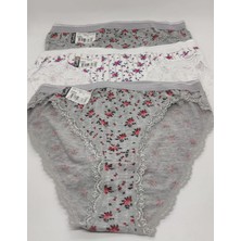 Tutku M Kadın Slip Külot 3lü Paket