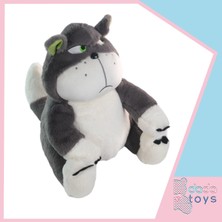 Dada Toys Kizgin Kedi Sabri Peluş Uyku Arkadaşi 40 cm Antrasit 12