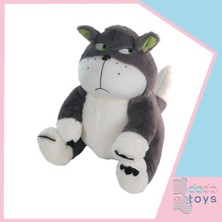 Dada Toys Kizgin Kedi Sabri Peluş Uyku Arkadaşi 40 cm Antrasit 12