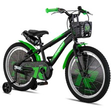 Trendbike Vento 20 Jant Bisiklet 6-10 Yaş Erkek Çocuk Bisikleti Siyah-Neon Yeşil 20.404-S-NY