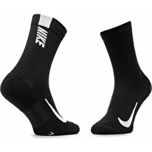 Nike Multiplier Crew Sock (2 Pairs) Unisex Çorap SX7557-010-SIYAH