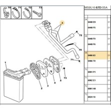 Kalorifer Hortumu Partner Berlingo Xsara 1.9d (İBR17631-10030870-R15242-6466.63)