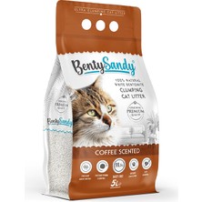 BentySandy Coffee Kahve Kokulu Topaklanan Kedi Kumu 5 Lt