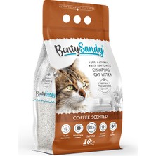 BentySandy Coffee Kahve Kokulu Topaklanan Kedi Kumu 10 Lt