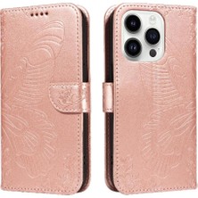 Mays Home1 Kredi Kartı Yuvası ile IPhone 14 Pro Için Flip Case Ayrılabilir El Kayışı (Yurt Dışından)