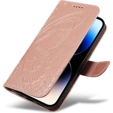 Mays Home1 Kredi Kartı Yuvası ile IPhone 14 Pro Için Flip Case Ayrılabilir El Kayışı (Yurt Dışından)