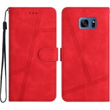 Mays Home1 Samsung Galaxy S7 Kart Yuvaları Tutucu Manyetik Tam Koruma Için Flip Case (Yurt Dışından)