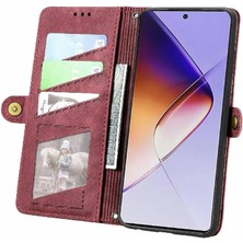 Mays Home1 Infinix Not 40 Cüzdan Için Flip Case Basit Iş Kapak Kapak Darbeye (Yurt Dışından)