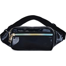 Jifu Lazer Bel Çantası Rugan Parlak Yeni Göğüs Çantası Çok Fonksiyonlu Renkli Omuz Crossbody Çanta (Yurt Dışından)