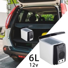 Toyra Kamp Seyahati Için Taşınabilir 6l Buzdolabı Mini Buzdolabı 12V (Yurt Dışından)