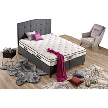 İmaj Linen Set (Baza+Yatak+Başlık) Tek Kişilik 120X200 cm