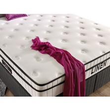 İmaj Linen Set (Baza+Yatak+Başlık) Tek Kişilik 120X200 cm