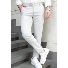 Yakamel Erkek Düz Kesim Kaliteli Esnek Kumaş Pantolon