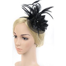 Mirrorr Tüy Fascinator Ş Saç Bandı Parti Kostümü (Yurt Dışından)