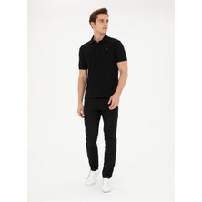 U.S. Polo Assn. Siyah Erkek Slim Fit T-Shirt GTP04IY024