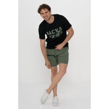 Jack & Jones Bisiklet Yaka Logo Baskili Tisört-12215700