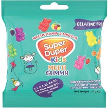 Super Duper Kids Vitamin Jelibon 20 gr x 6 Adet
