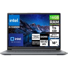 Lenovo Ideapad Slim3 16IAH8 I5- 12450H 16 GB 1 Tbssd 16" Wuxga Freedos Taşınabilir Bilgisayar 83ES002HTR Bt3
