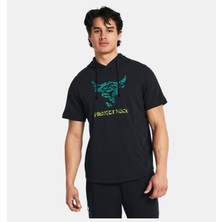 Under Armour Erkek Project Rock Terry Payoff Kısa Kollu Kapüşonlu Üst 1383227-001