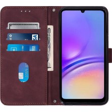 Mellow Shop Samsung Galaxy A05 4g Için Kılıf Cüzdan Kapak Pu Deri Kredi Kartı Tutucu (Yurt Dışından)