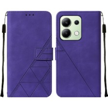 Mellow Shop Xiaomi Redmi Için Not 13 4g Cüzdan Kapak Kredi Kartı Tutucu Flip Kitap (Yurt Dışından)