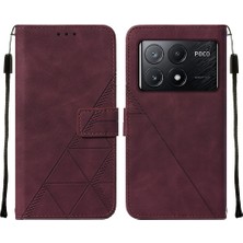 Mellow Shop Xiaomi Poco X6 Pro 5g Flip Folio Kitap Koruyucu Cüzdan Kapak Pu (Yurt Dışından)