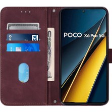 Mellow Shop Xiaomi Poco X6 Pro 5g Flip Folio Kitap Koruyucu Cüzdan Kapak Pu (Yurt Dışından)